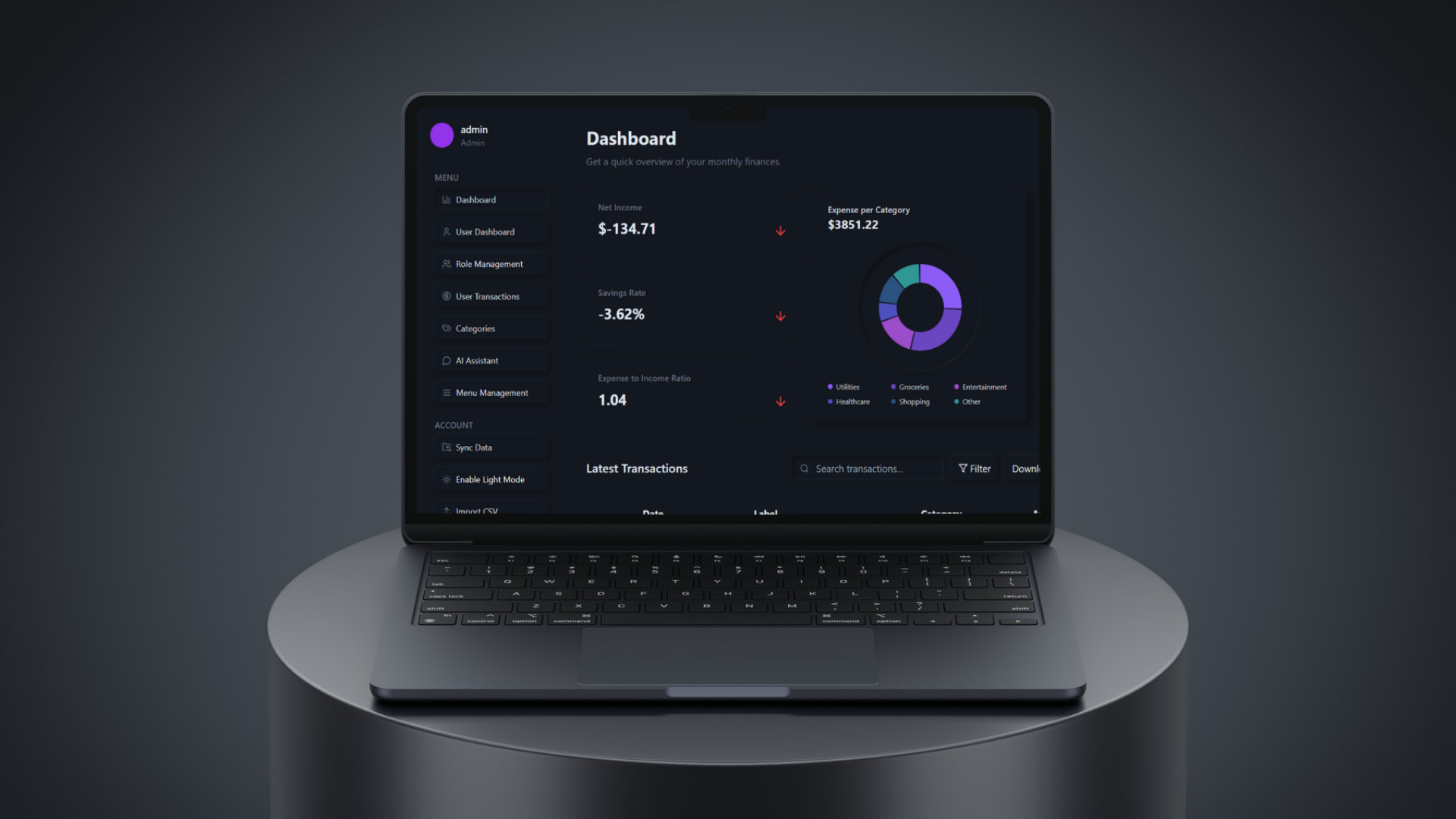 Personal Finance Tracker